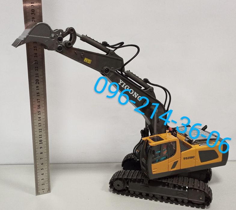 Лучший Экскаватор на Радиоуправлении, Звук, Свет, металлический