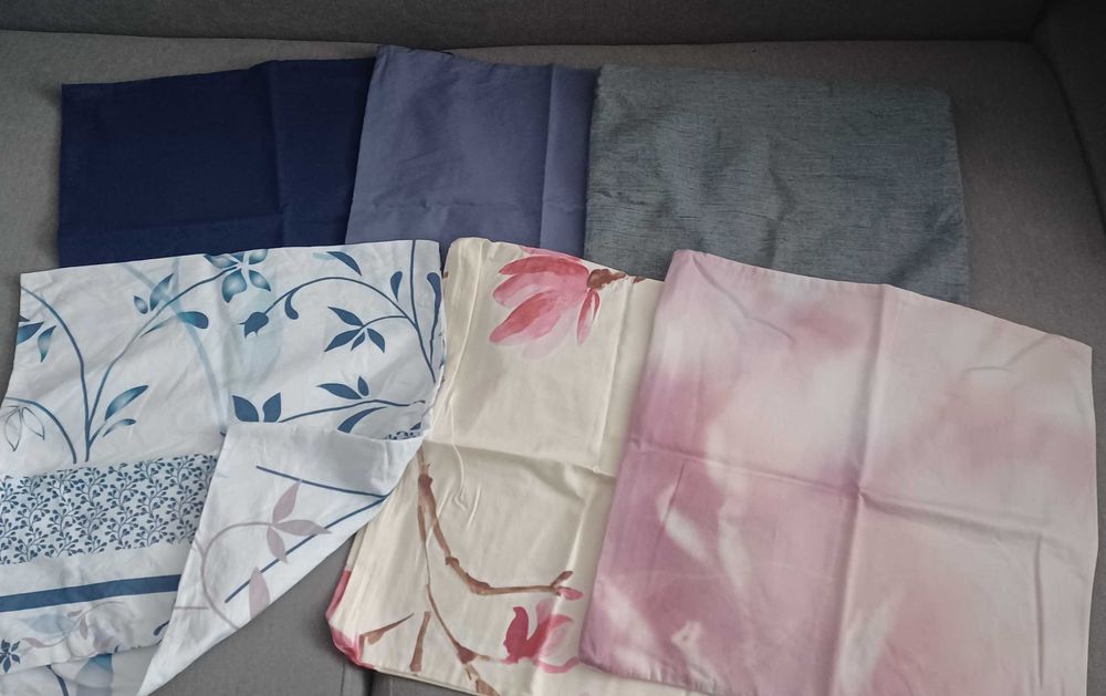 Zestaw 6 szt. poszewek na poduszkę jaśka 40x40 cm