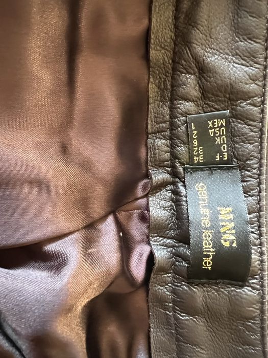 Calças de senhora, 100% pele ovelha, cor castanha