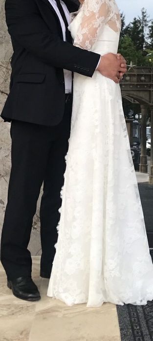 Весільне плаття супер модне + туфлі