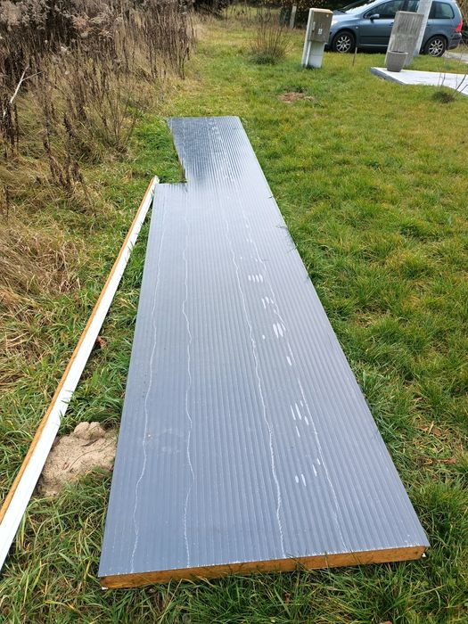 Płyta warstwowa 80mm z panką pir