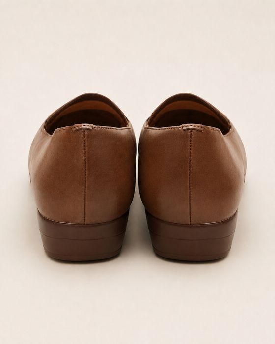 Buty na niskim obcasie mokasyny