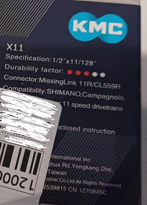 KMC x11 Bicycle Chain64552043590147121