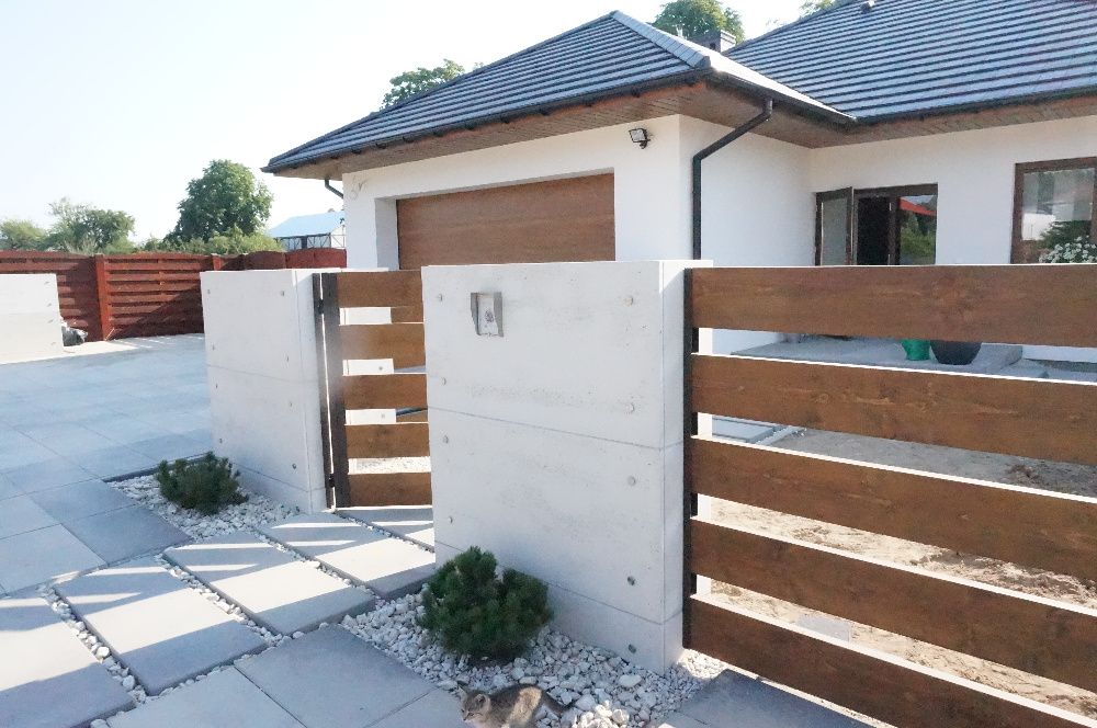 Beton architektoniczny Płyty betonowe na elewacje Ogrodzenia z betonu