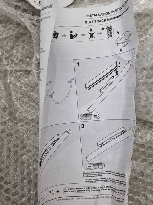 Aqform Lampa do szynoprzewodu 16514- M930-D9-00-12