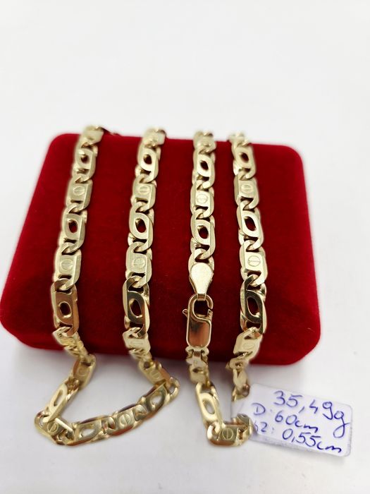 Złoty łańcuszek cartier 585 14k NOWY