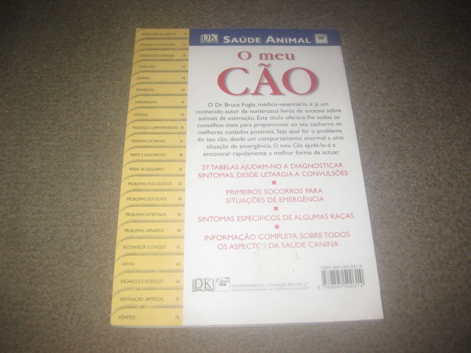 Livro "O Meu Cão" de Dr. Bruce Fogle