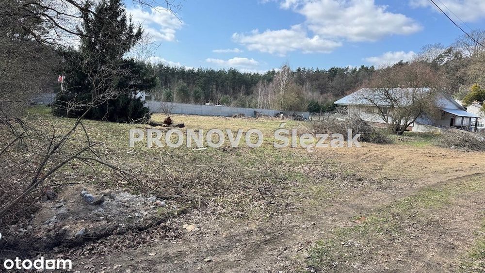 Jary 35a działka budowlana w otoczeniu lasów