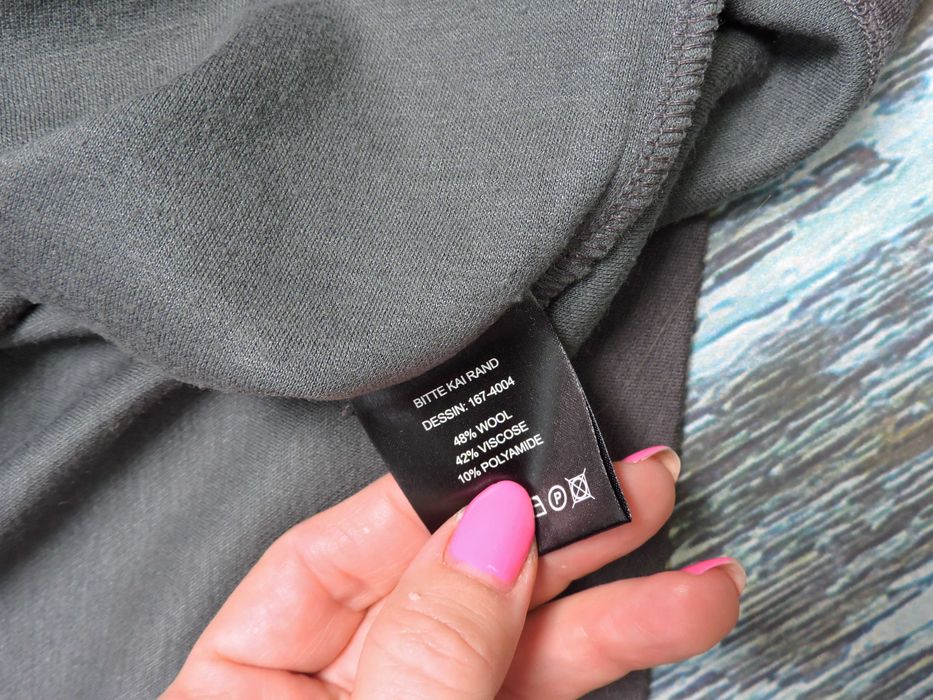 Bitte Kai Rand  Bluzeczka grafit wełna S