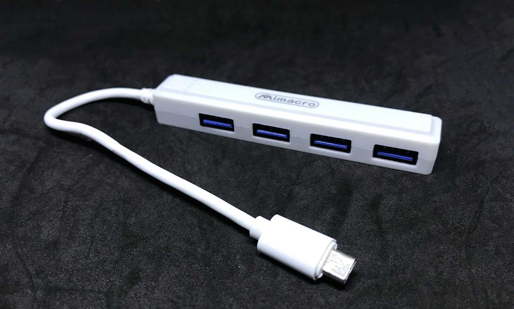 HUB OTG Micro USB para 4 portas USB