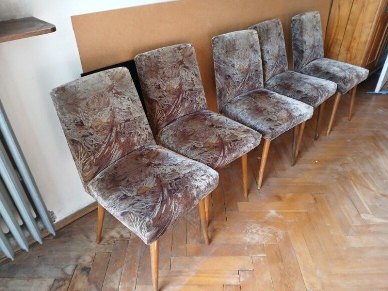 Krzesla prl vintage