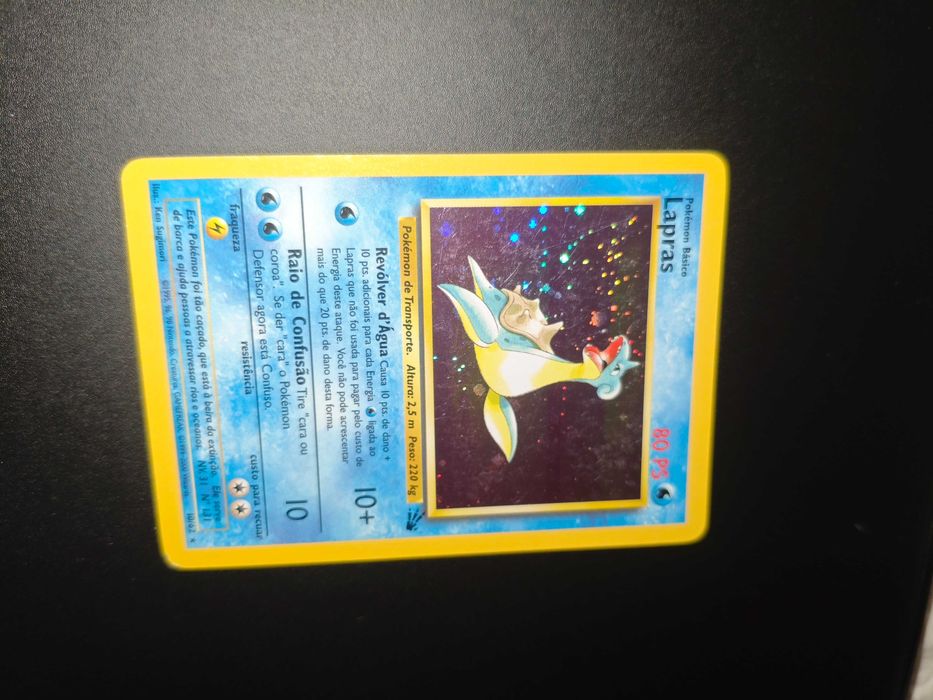 Lapras Holo Fossil Set 10/62 PT