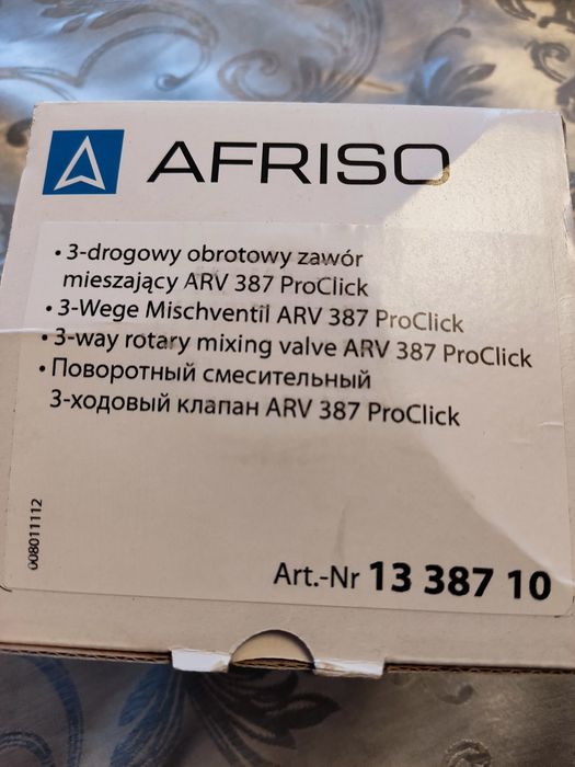 13 387 Zestaw Zawór 3 drogowy dn50 ATV, siłownik ARM 343 ProClick