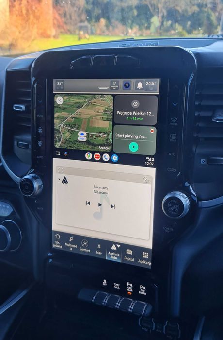 Dodge RAM 1500 DURANGO Polski jezyk mapa polskie menu USA