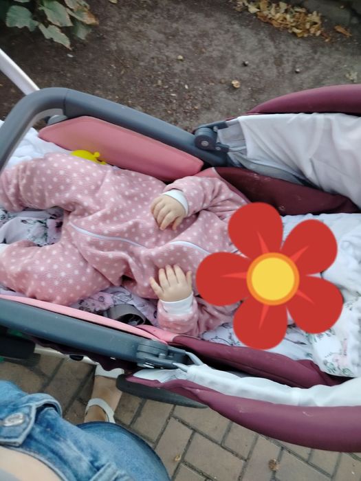 Дитяча коляска 2 в 1 від 0 до 3 років плюс подарунок ліжечко з ортопед