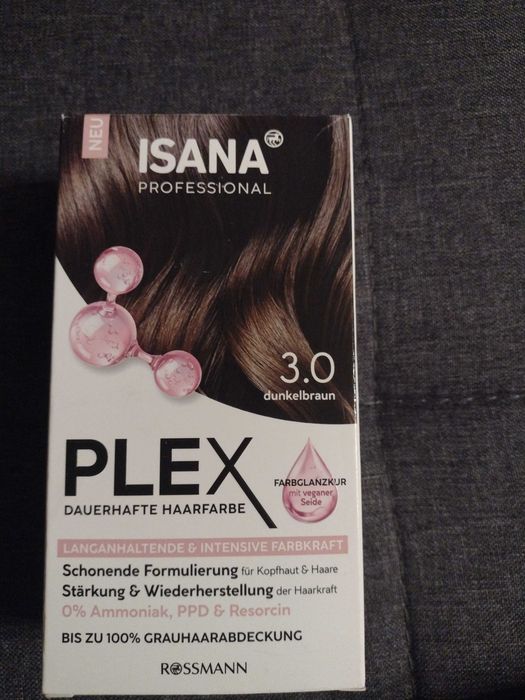 Nowa zdrowa farba Isana ciemny brąz 3.0