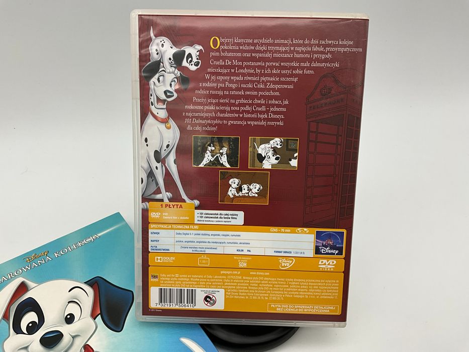101 dalmatyńczyków DVD, SLIPASE, Zaczarowana Kolekcja, Animacja 1961, Disney