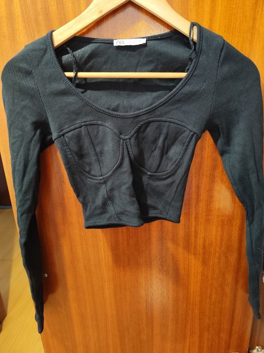 Camisola curtinha preta