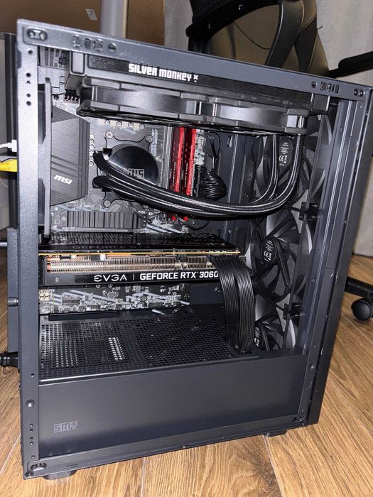 Komputer gamingowy Ryzen 5 5600xt RTX 3060TI DDR4 16GB 3600mhz SSD 1TB