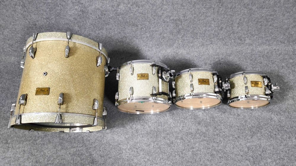 PEARL Masters Custom MMX Maple Silver Sparkle 10,12,14,20"