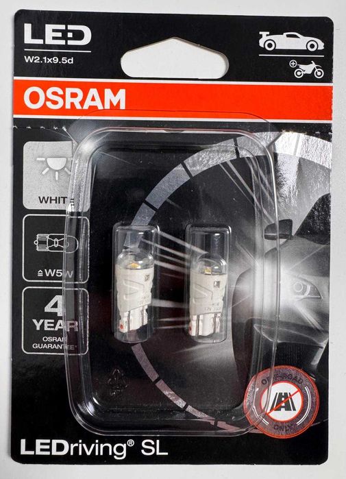 Lâmpadas Osram H7 e W5W