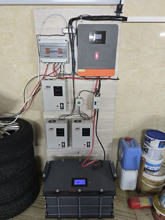 Powmr 6.2kw Wi Fi + 14.3квт lifepo4 батарея
