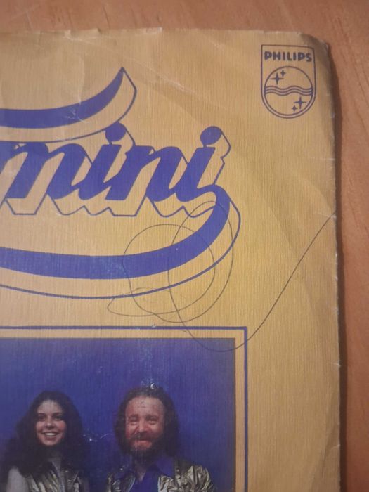 Single dos "Gemini" em vinil raro de 1977