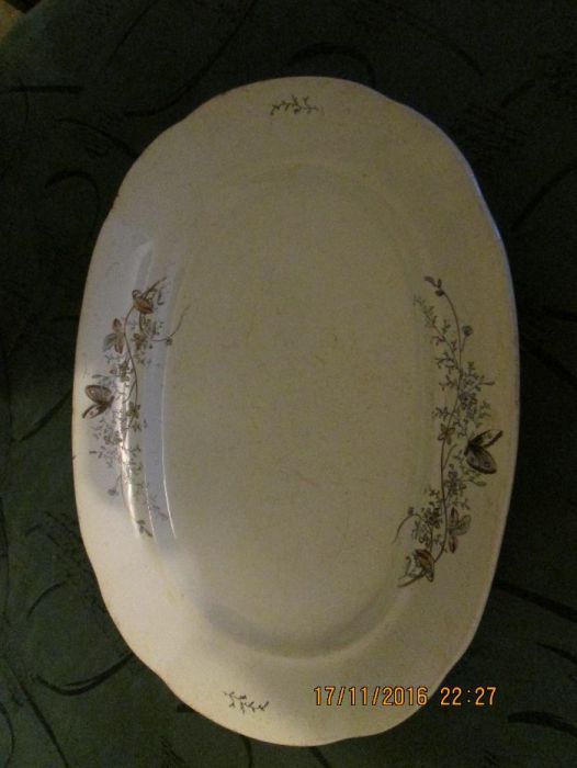 блюдо старинное фарфор