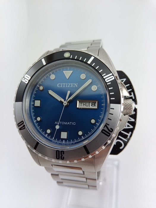 Японские мужские часы Citizen NH7530-52M сапфир, механика 21 камень