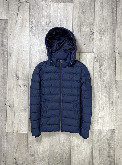 Tommy Hilfiger Denim куртка пуховик L размер женская зимняя синяя