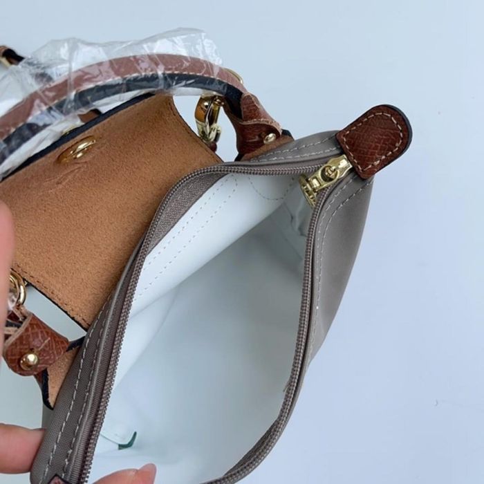 Mala Longchamp Mini Cinzenta