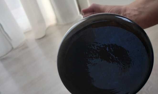 Szklany wazon 60 cm wysokości