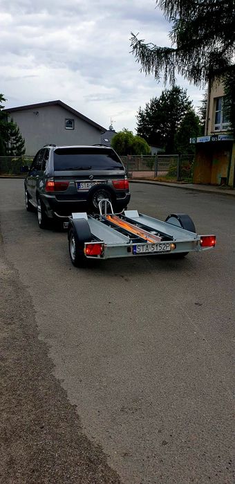 Wynajem przyczepka motocyklowa/quad motor motocykl + pasy