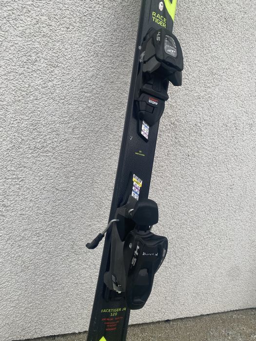Völkl Racetiger JR 120 cm – narty juniorskie, bardzo dobry stan