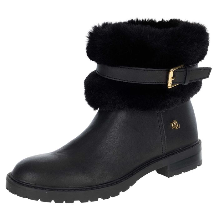 Lauren Ralph Lauren skórzane botki 36,5 ocieplane wodoodporne