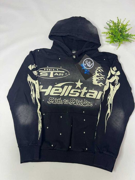 Кофта HELLSTAR худи хелстар corteiz amiri kenzo erd sp5der drill drip