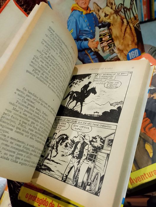 Coleção Heróis - Bonanza, Fúria, Rim-Tim-Tim 4 unidades