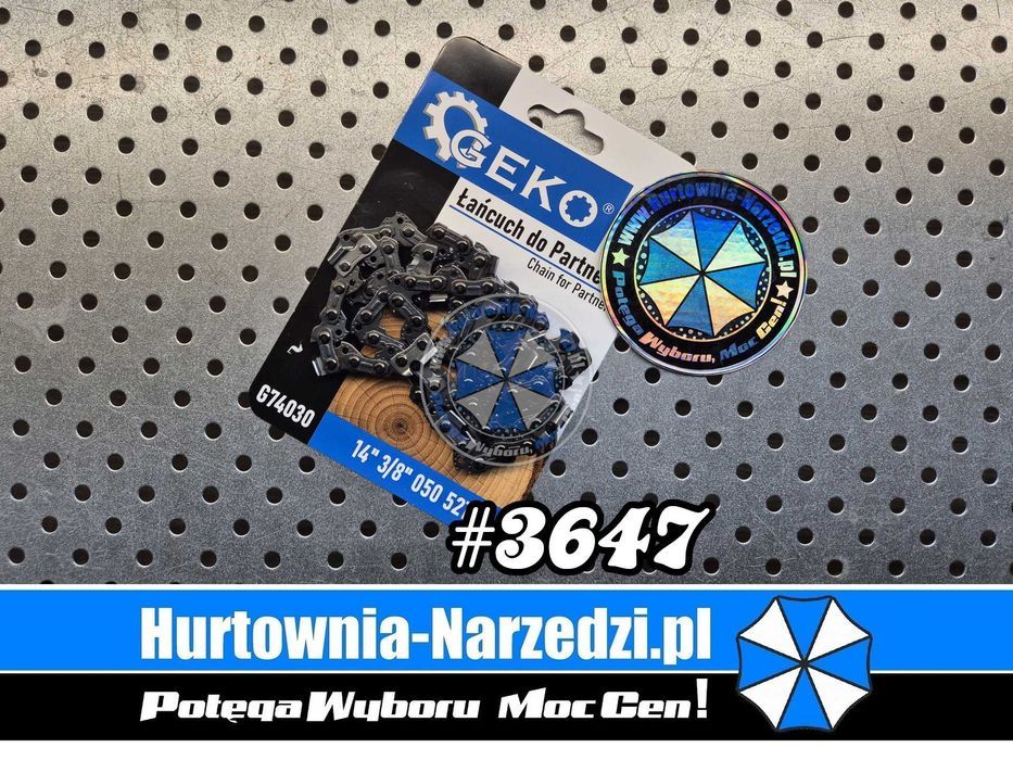 Pełne dłuto Łańcuch tnący do piły 14"/ 35 cm 52 ogniw 3/8" 1.3 mm łańcuch do piły 52 ogniwa łańcuch 3/8 cala 52 ogniwa łańcuch do piły pełne dłuto
