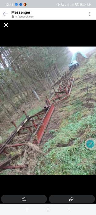 Trak taśmowy 12m poziomy masywny !