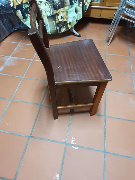 3 Cadeiras Madeira maciça +1
