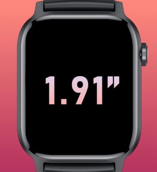 Smartwatch Kiano Watch Go  AMOLED 1,91 cala nowy czarny