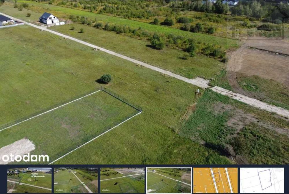 Piękna czysta działka w Ruścu - 1000 m² - Widok 5