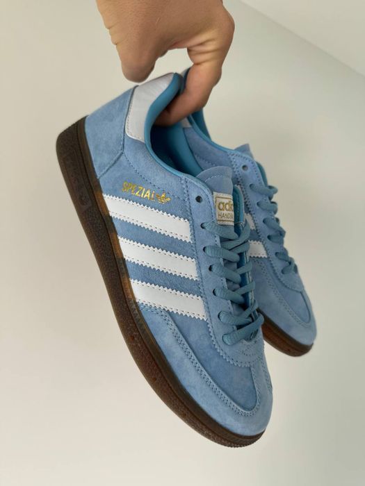 Adidas Spezial Hanball Light Blue кросівки адідас спеіал адідас спешл блакитні