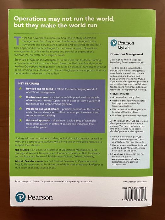 Livro Essentials of operations Management