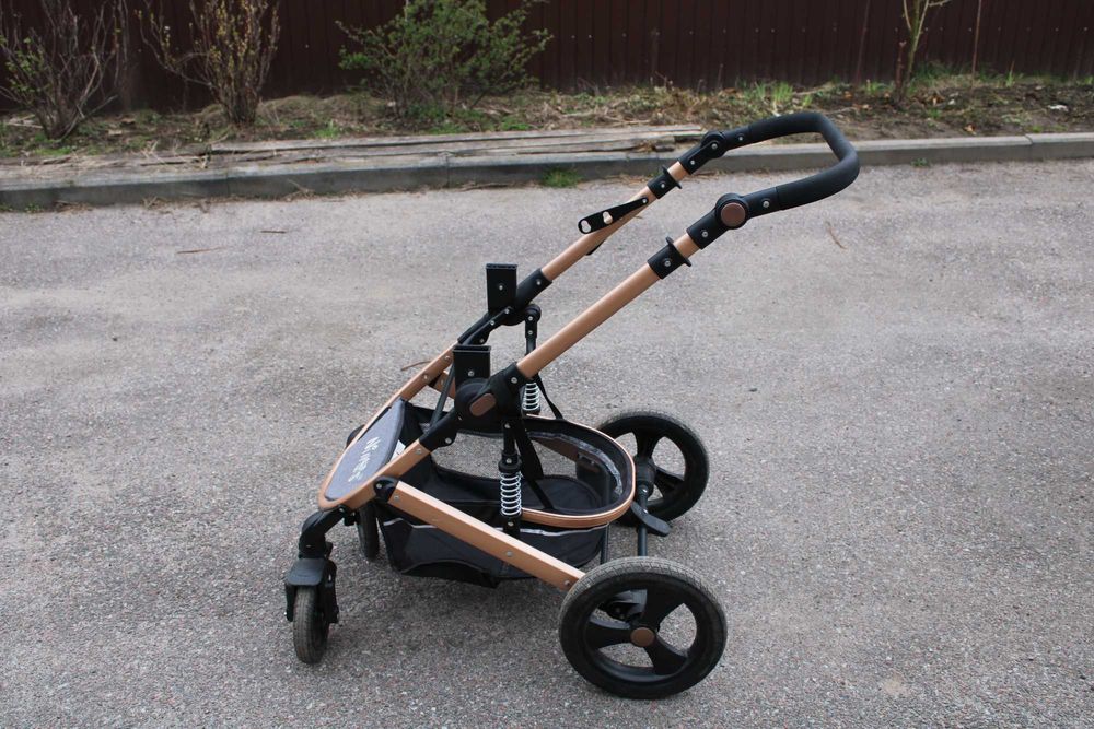 Коляска 3в1 трансформер Ninos Brava New GREY + автокрісло 0-1