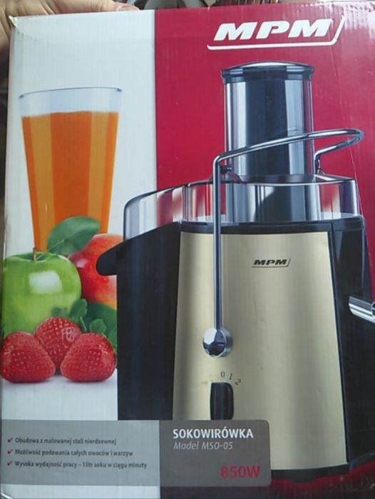 Sokowirówka MPM MSO-05 biała white 850W Super!