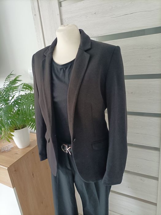 Czarna klasyczna marynarka żakiet M/L elegancka na codzień H&M casual