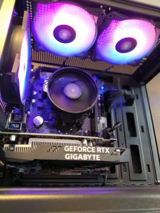Komputer Gamingowy_Ryzen 5 5500_RTX 3050 6GB_SSD 512GB_16GB DDR4_Win11