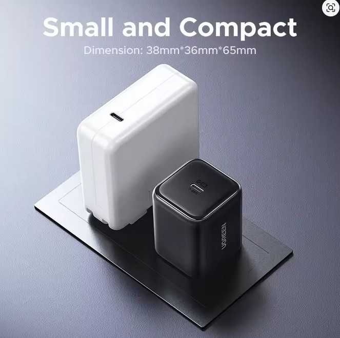 Зарядний пристрій 45W UGREEN X524 - GaN Блок MFi PD QC