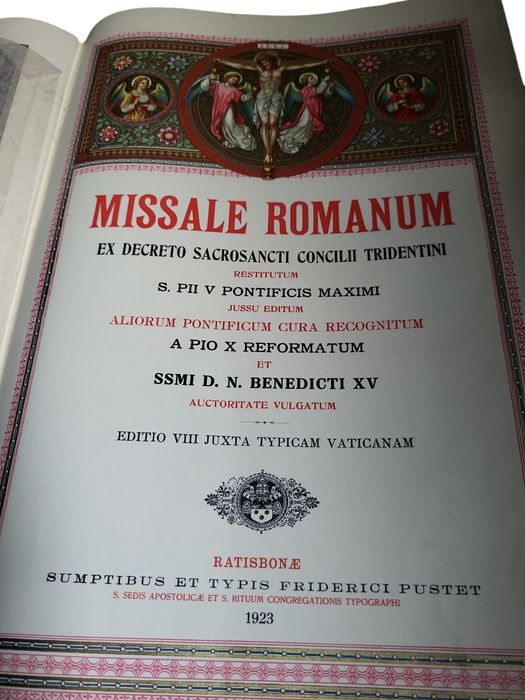 Mszał rzymski 1923r.łacina